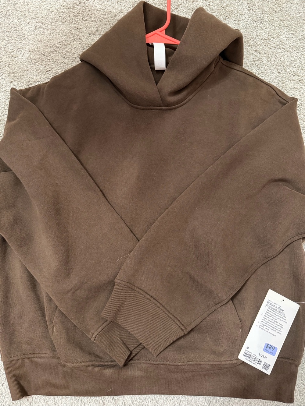 NWT Lululemon Steady State Oversized Hoodie – Walnut Crunch - Picture 5 of 6